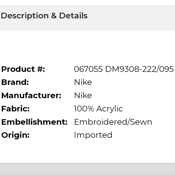 NWT Unisex University Of Georgia Bulldogs Nike Cuffed Beanie - Picture 7 of 7